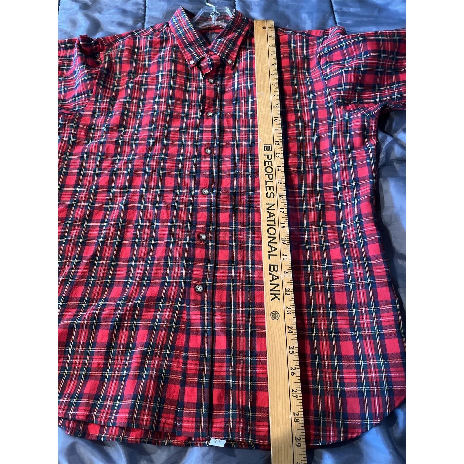 Pendleton Pendleton Men’s L Red Check Long Sleeve Button Up Wool Shirt Size US L / EU 52-54 / 3 - 16 Thumbnail