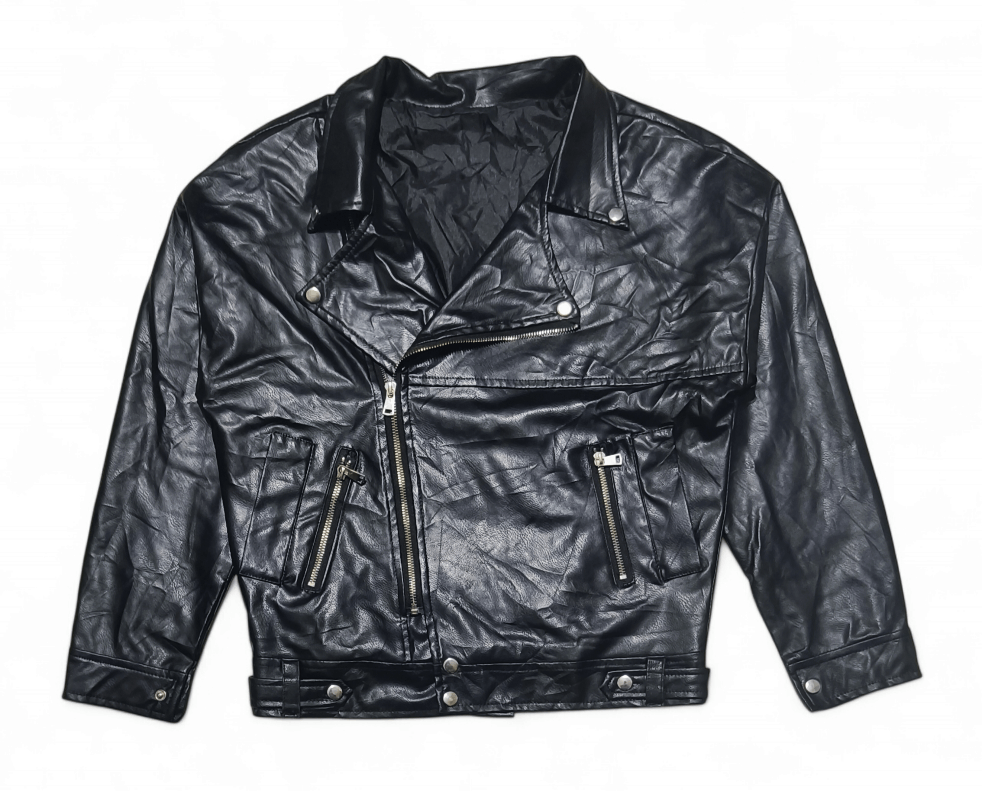 Vintage Vintage Ramones Rockabilly Motorcycle Faux Leather Jacket Size US M / EU 48-50 / 2 - 2 Thumbnail