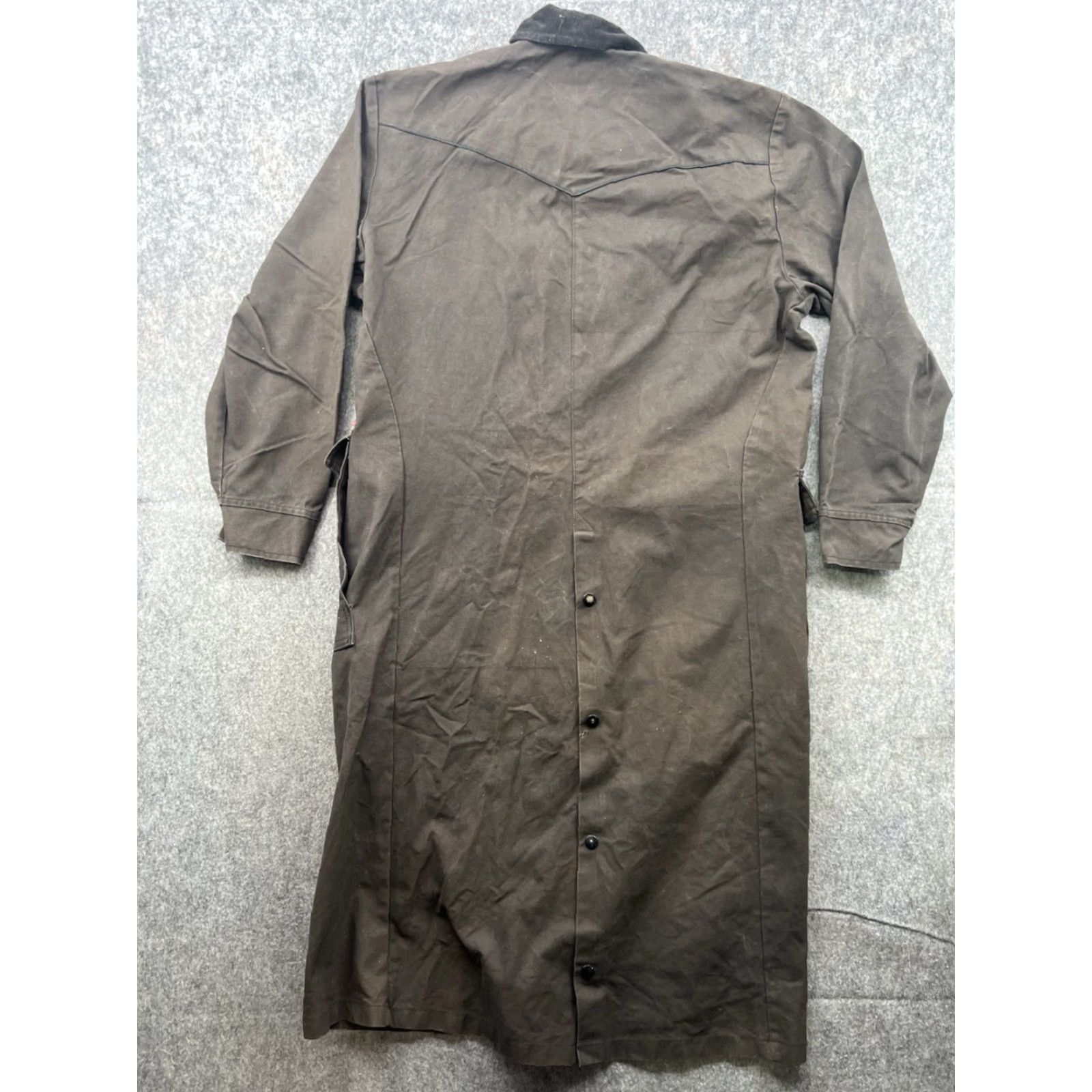 Vintage VINTAGE Tex Tan Coat Outdoor Canvas Waxed Brown Sz XS/XS Men Coat Long Button Trouser Style Insulation Polyester Casual Vintage Size US XS / EU 42 / 0 - 6 Thumbnail