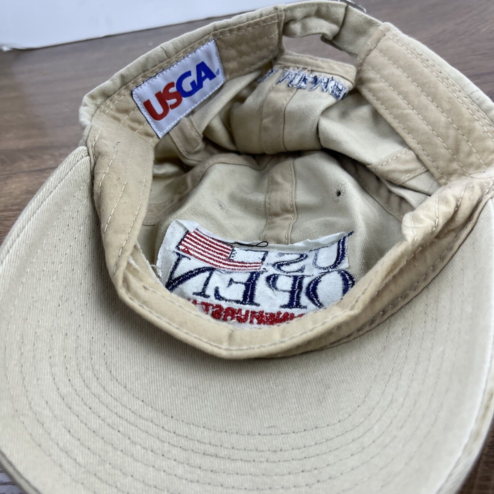 Other 2005 US Open Hat Pinehurst 2 Hat Tan Brown Hat Adjustable Ta Size ONE SIZE - 15 Thumbnail