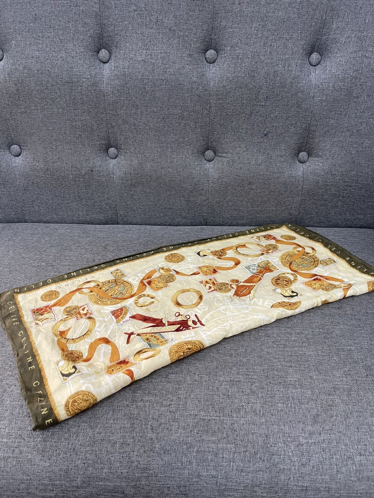 Celine Vintage Celine Pocket Square/Bandana Size ONE SIZE - 1 Thumbnail