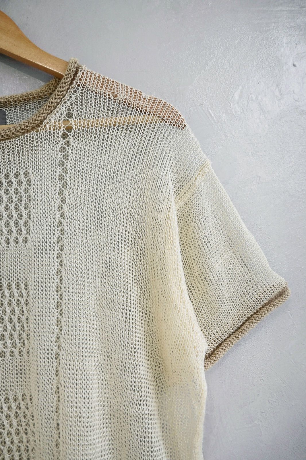 Yohji Yamamoto Yohji Yamamoto Pour Homme SS98 Mesh Top Size US M / EU 48-50 / 2 - 3 Thumbnail