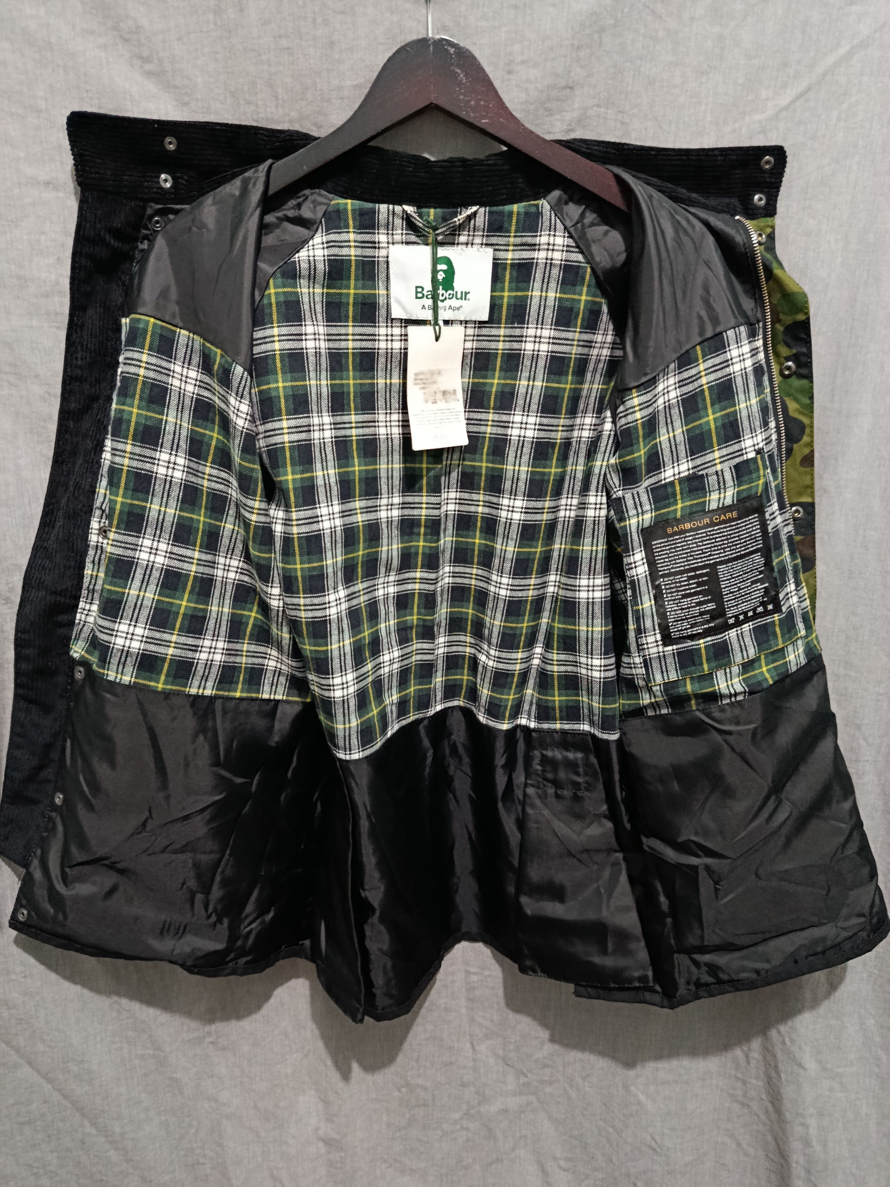 Bape × Barbour Barbour x Bape Camo rain wax jacket Size US M / EU 48-50 / 2 - 4 Thumbnail