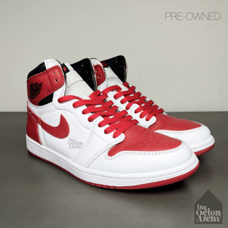 Jordan Brand Air Jordan 1 Retro High OG 'Heritage' 555088-161 Pre-Owned Size US 10.5 / EU 43-44 - 2 Thumbnail