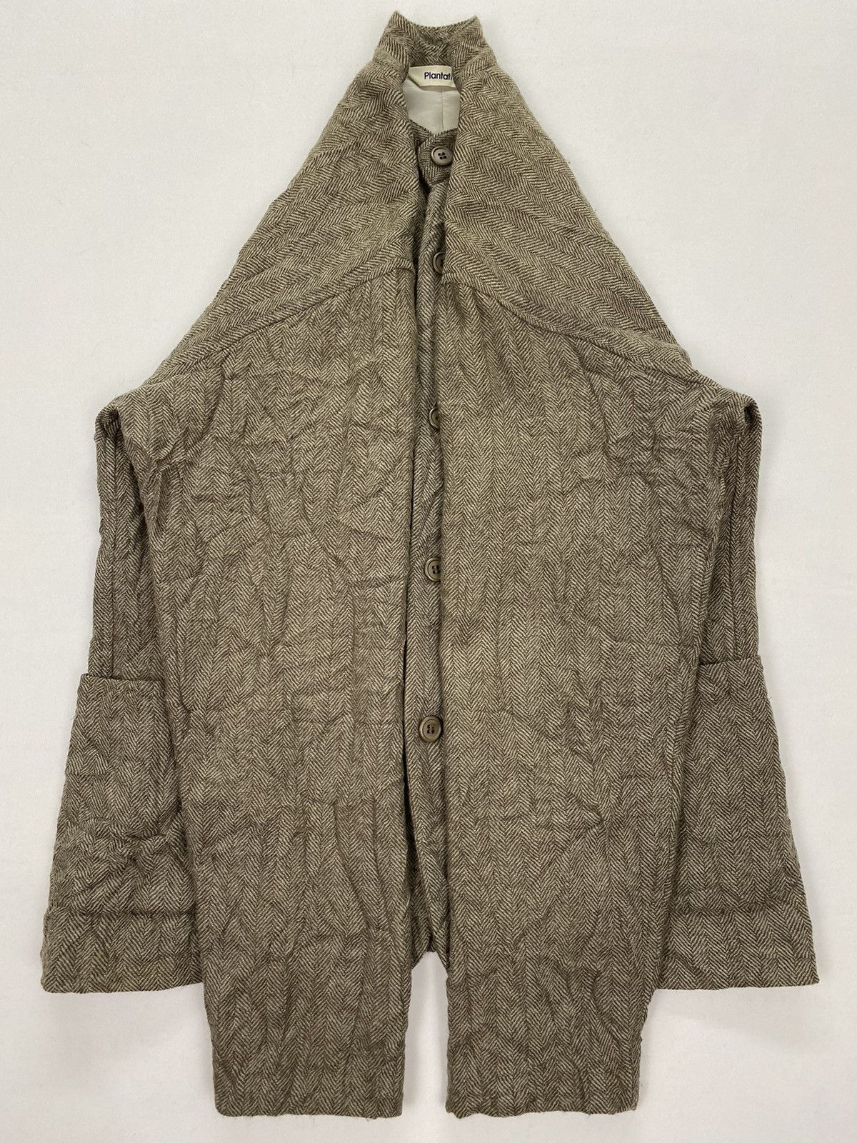 Issey Miyake Plantation Issey Miyake Wrinkle Wool Jacket Size US S / EU 44-46 / 1 - 6 Thumbnail
