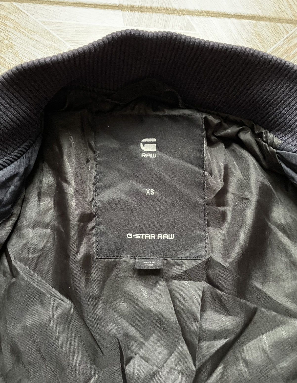 G-Star G Star Raw Denim Meefic Bomber Overshirt L/S XS Navy Jacket Size US XS / EU 42 / 0 - 12 Thumbnail