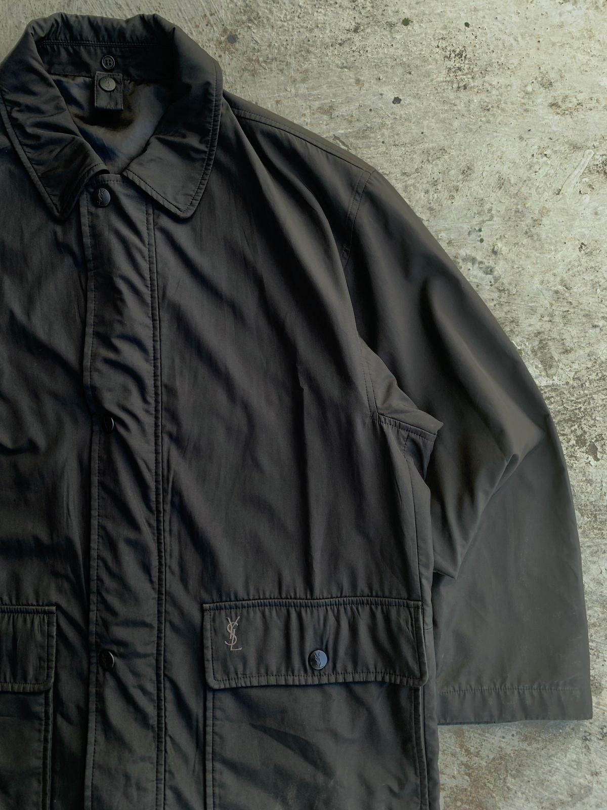 Vintage × Yves Saint Laurent Nylon Front Pocket Jacket Size US M / EU 48-50 / 2 - 3 Thumbnail