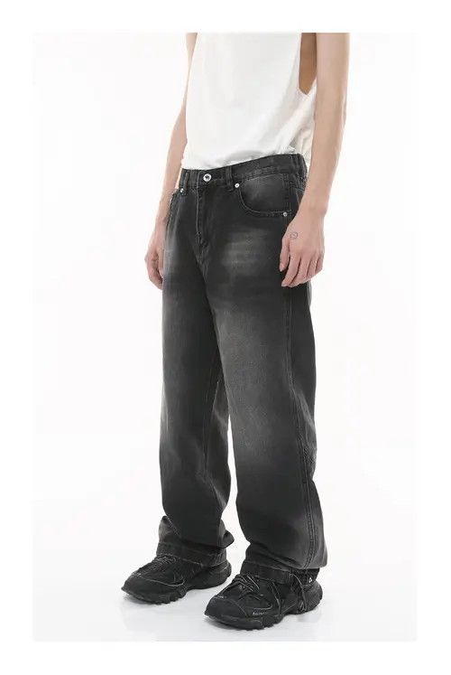 Other Vintage simple style distressed washed loose jeans Size US 32 / EU 48 - 2 Thumbnail