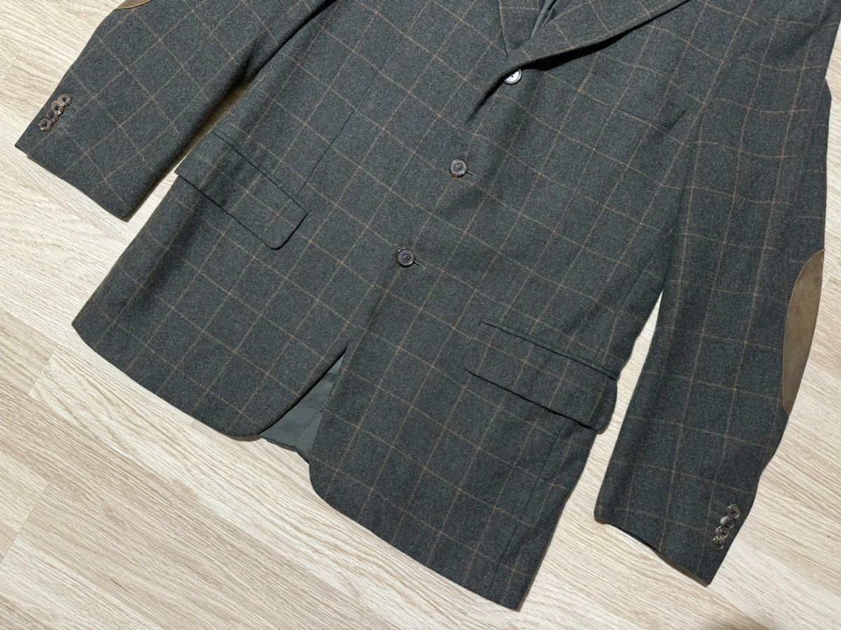 Corneliani × Designer Corneliani plaid wool cashmere blazer 48R Size 48R - 4 Thumbnail