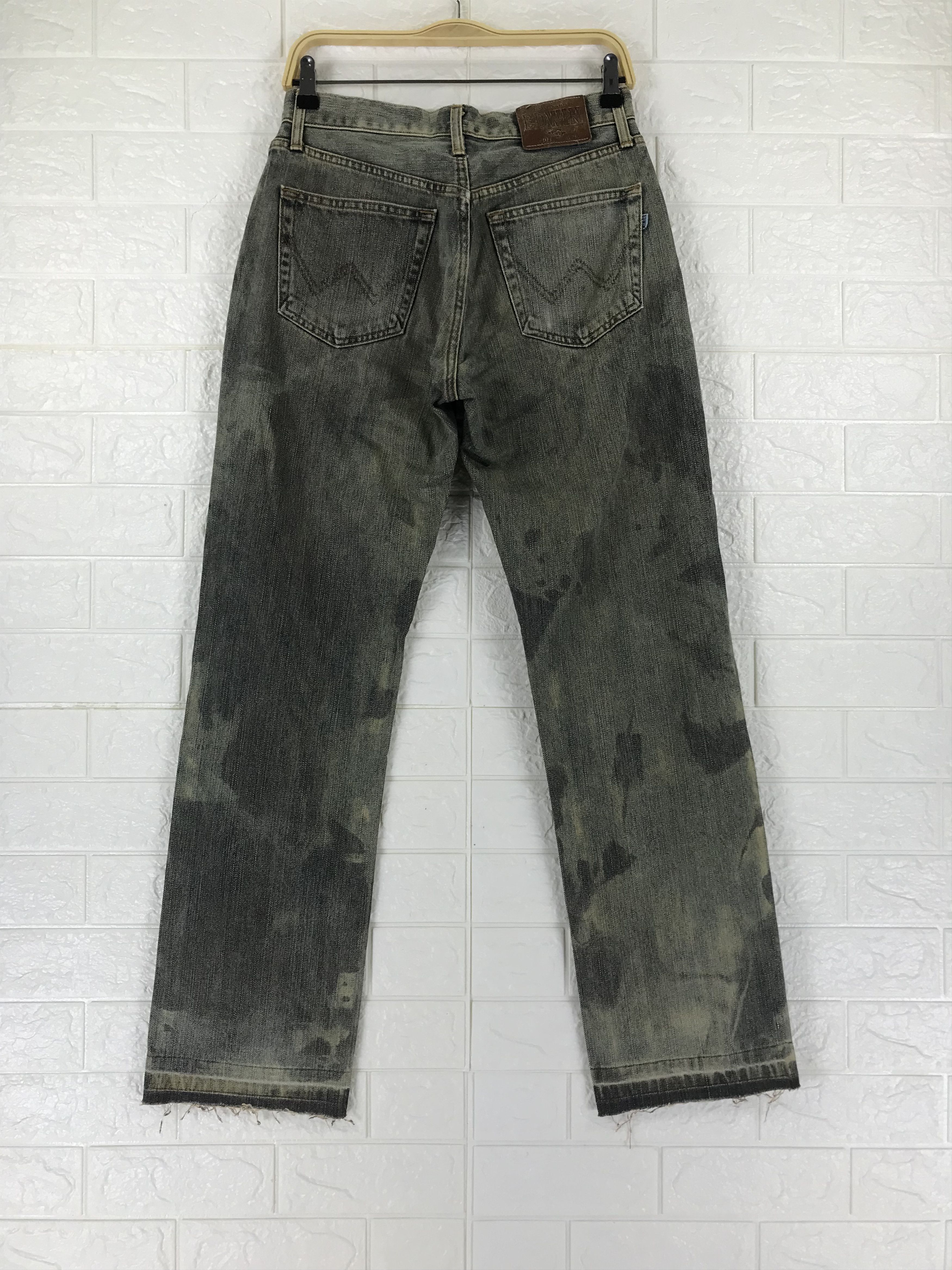 Edwin Vintage Edwin 404 Bleach Rusty Jeans Size US 29 - 5 Thumbnail