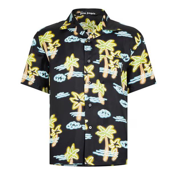 image of Palm Angels O1G2R1Mq0524 Shirts In Multicolor, Men's (Size Large)