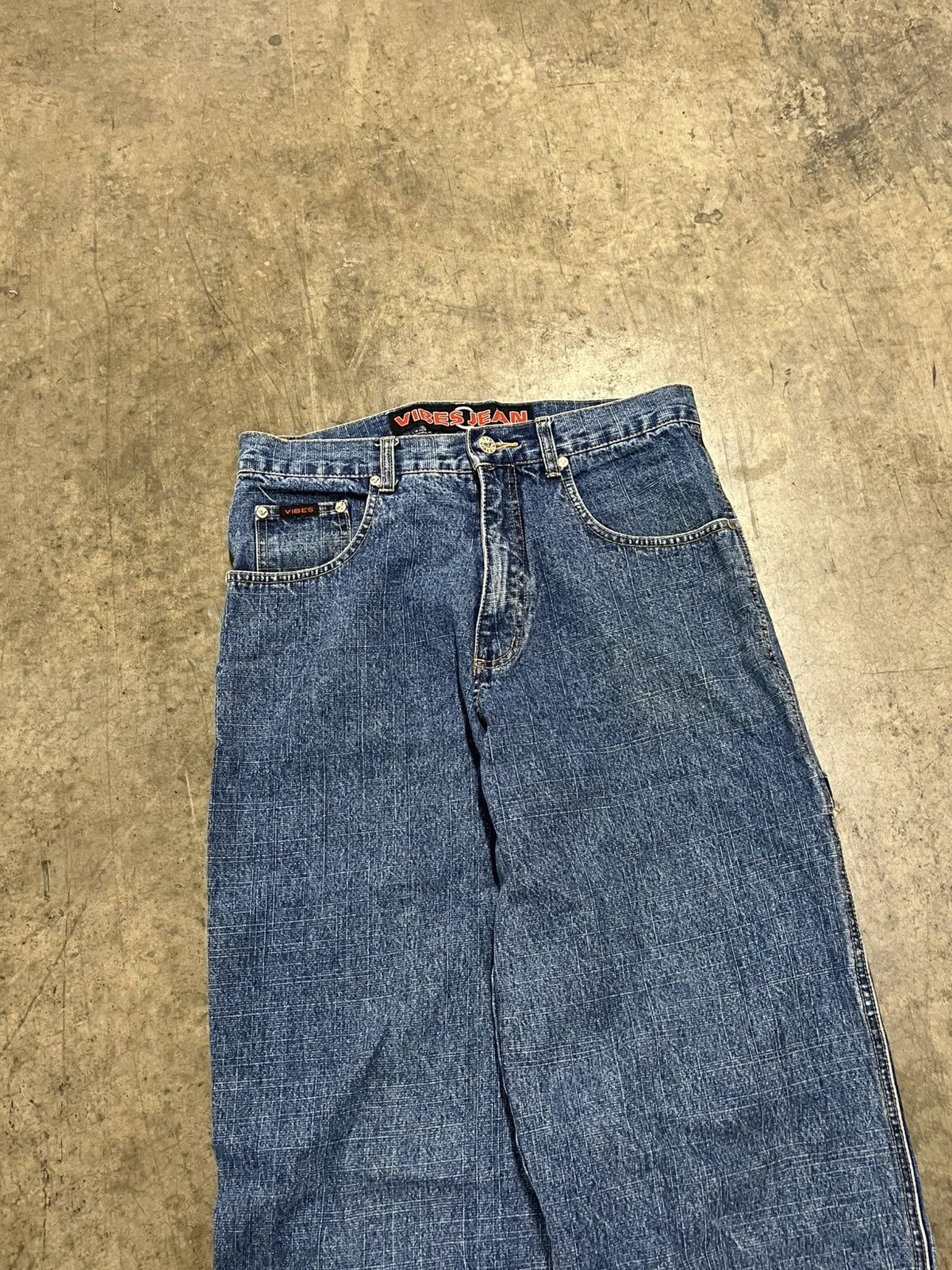 Vintage Y2k vibes baggy fit wide leg skater denim carpenter cargos Size US 32 / EU 48 - 8 Thumbnail