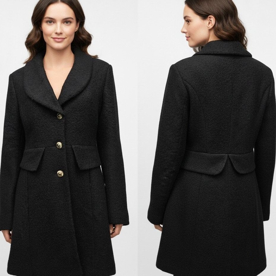 Kenneth Cole Kenneth Cole New York Wool Blend Walking Coat Peacoat 6 Size M / US 6-8 / IT 42-44 - 1 Thumbnail