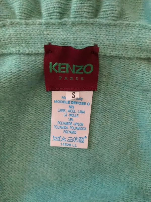 Kenzo KENZO 90s Petal Collar Wool Knit Sweater - dmc Size US S / EU 44-46 / 1 - 1 Thumbnail