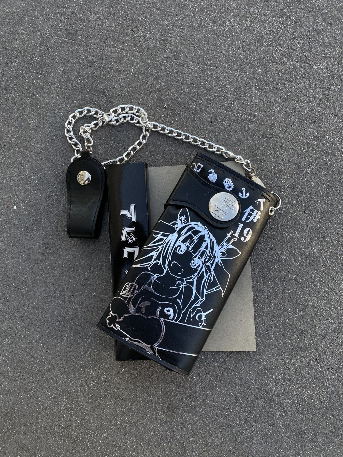 Anime Kantai Collection KanColle I-19 Chain Leather Wallet Anime Size ONE SIZE - 1 Thumbnail