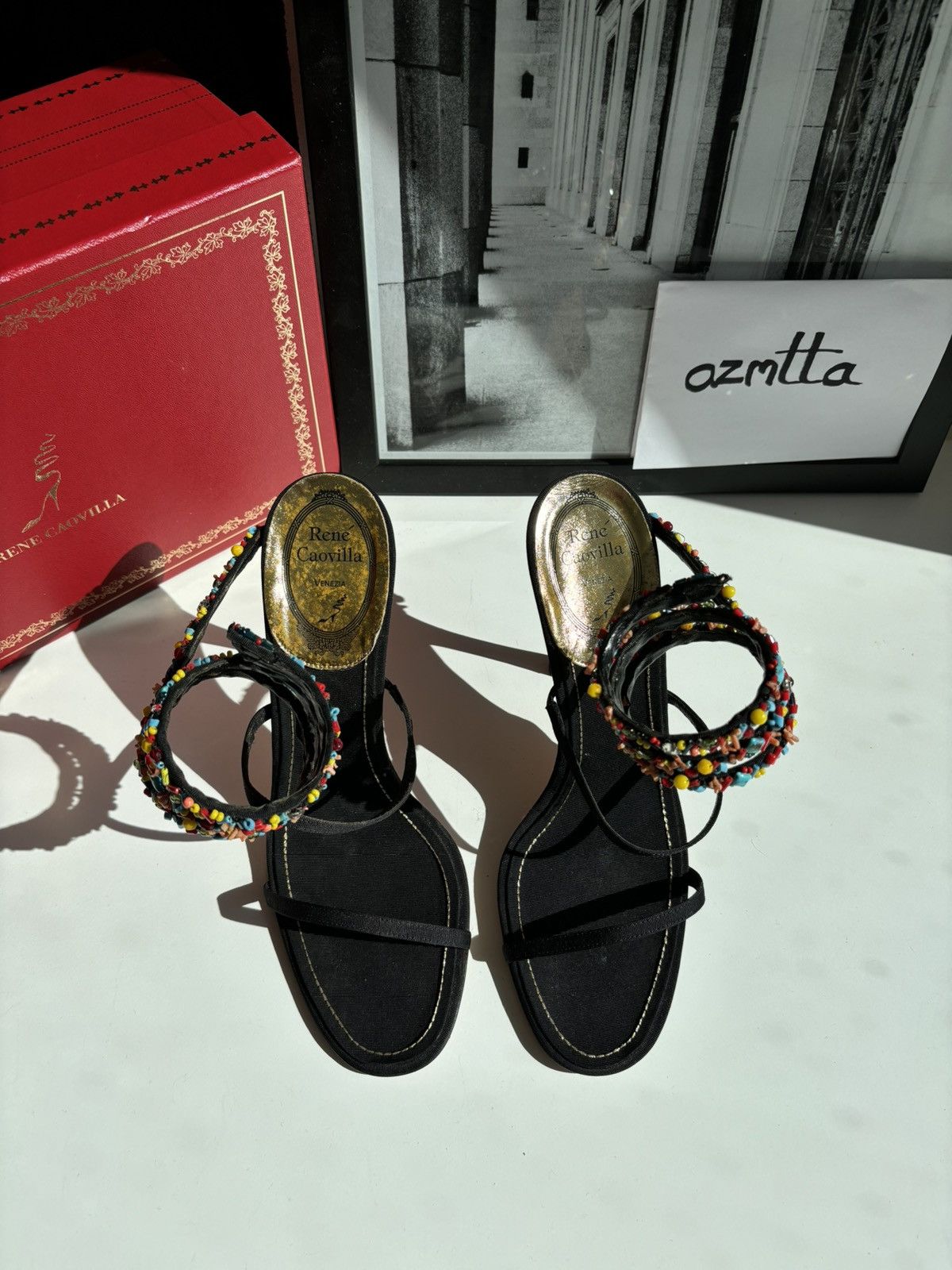 Rene Caovilla René Caovilla vintage heels Size US 8.5 / IT 38.5 - 2 Thumbnail