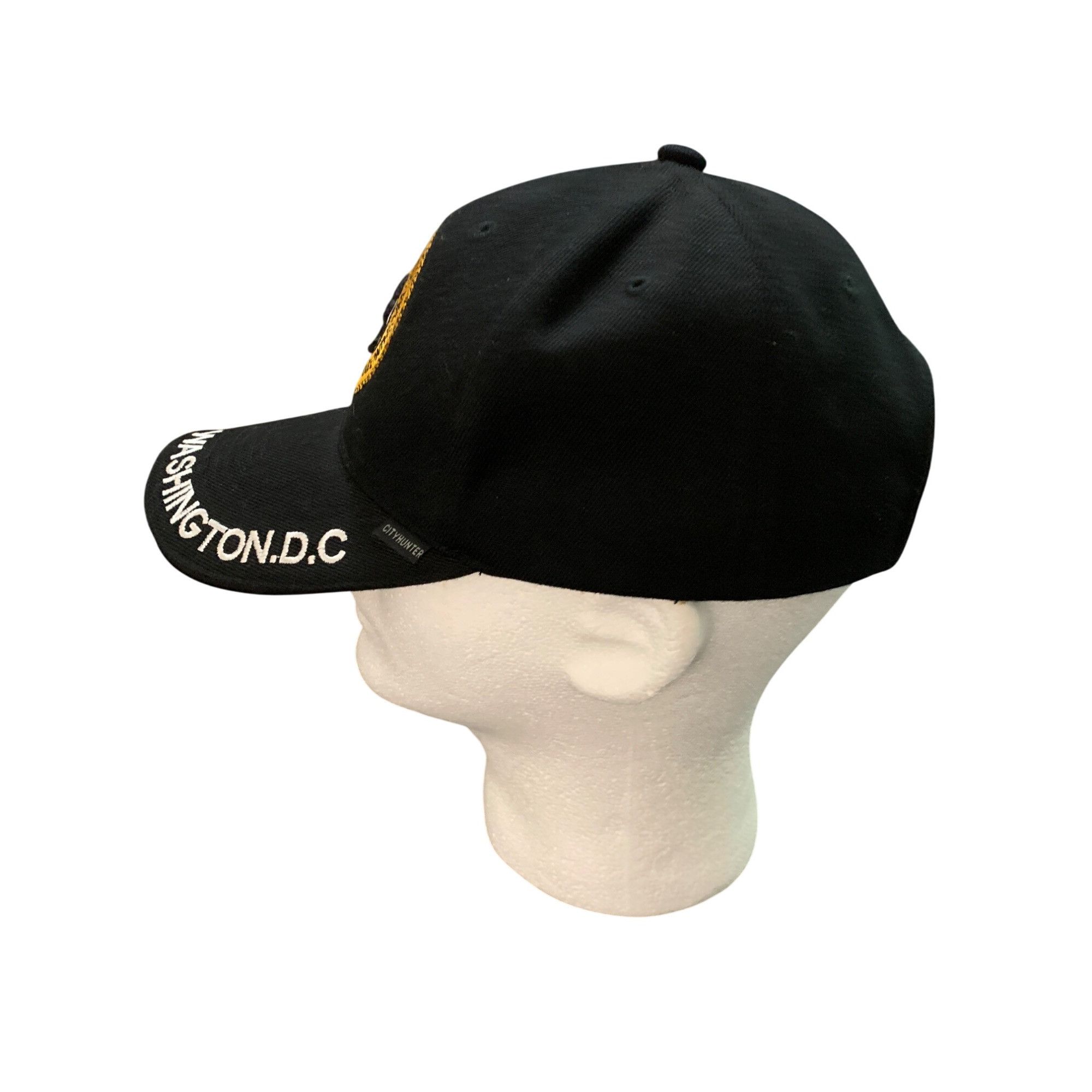 Other 15. Baseball Cap Washington DC Black Gold Rmbroidery Emblem Size ONE SIZE - 4 Thumbnail