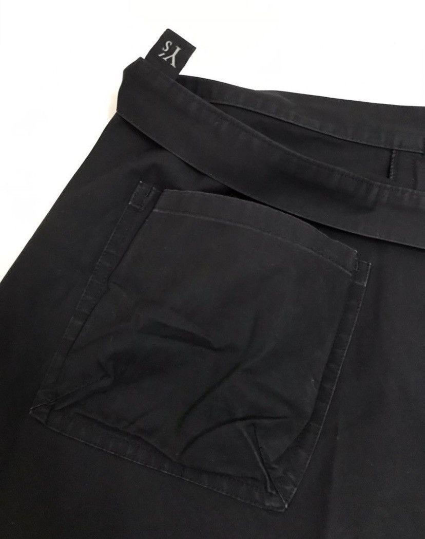 Yohji Yamamoto Yohji Yamamoto Y’s Pocket Black Skirt Size US 30 / EU 46 - 8 Thumbnail