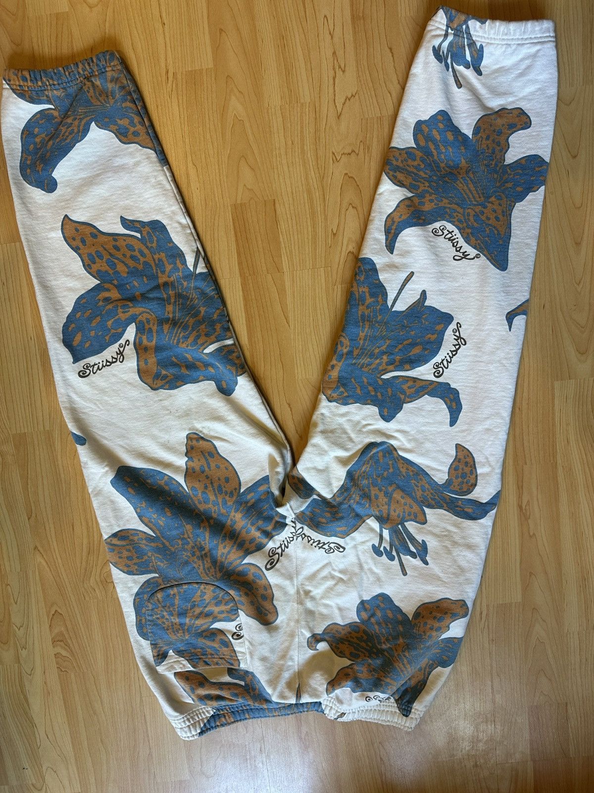Stussy Stussy Floral Joggers / Sweats Size XL Size US 38 / EU 54 - 7 Thumbnail