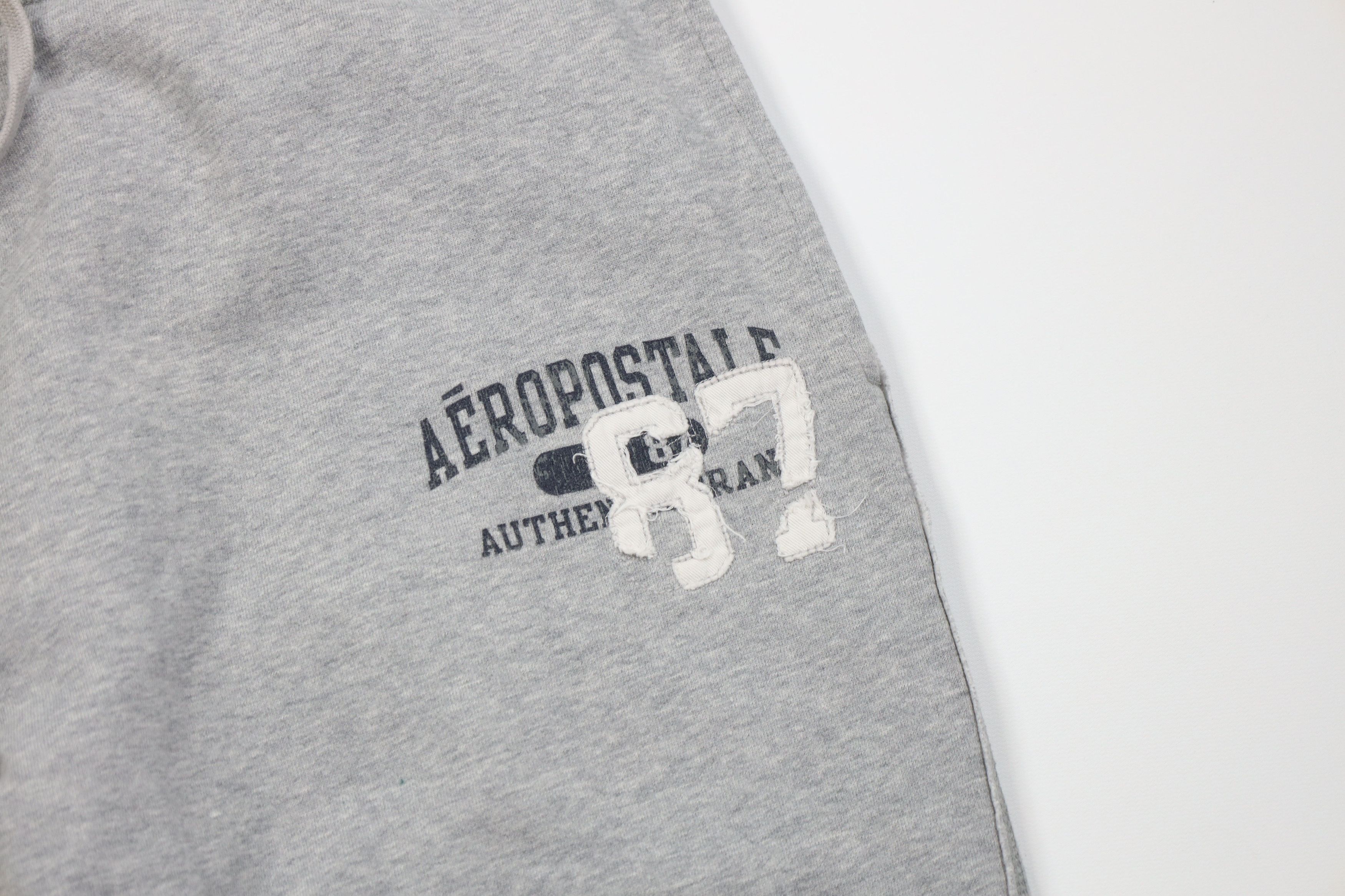 Aeropostale Vintage 90s Y2K Aeropostale Wide Leg Sweatpants Pants Gray Size US 36 / EU 52 - 6 Thumbnail