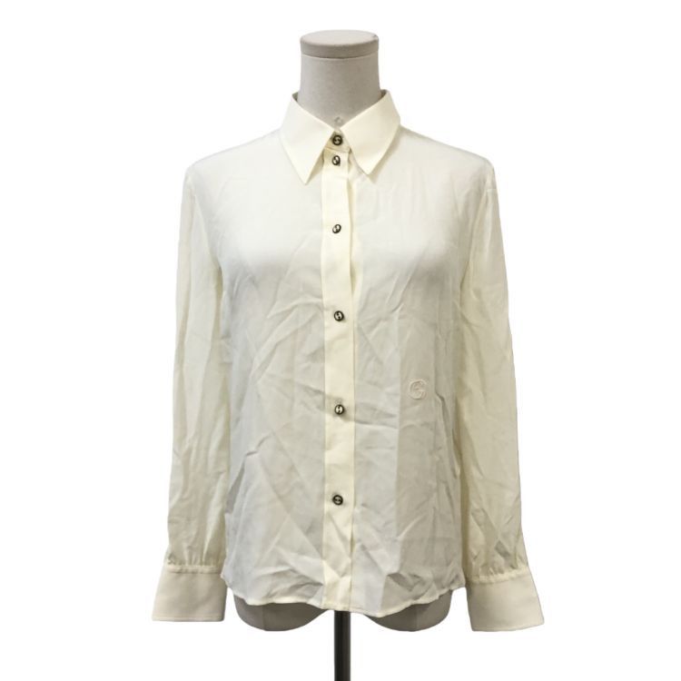 Gucci Gucci Silk Button Up Shirt Size 38 Size XS / US 0-2 / IT 36-38 - 1 Thumbnail
