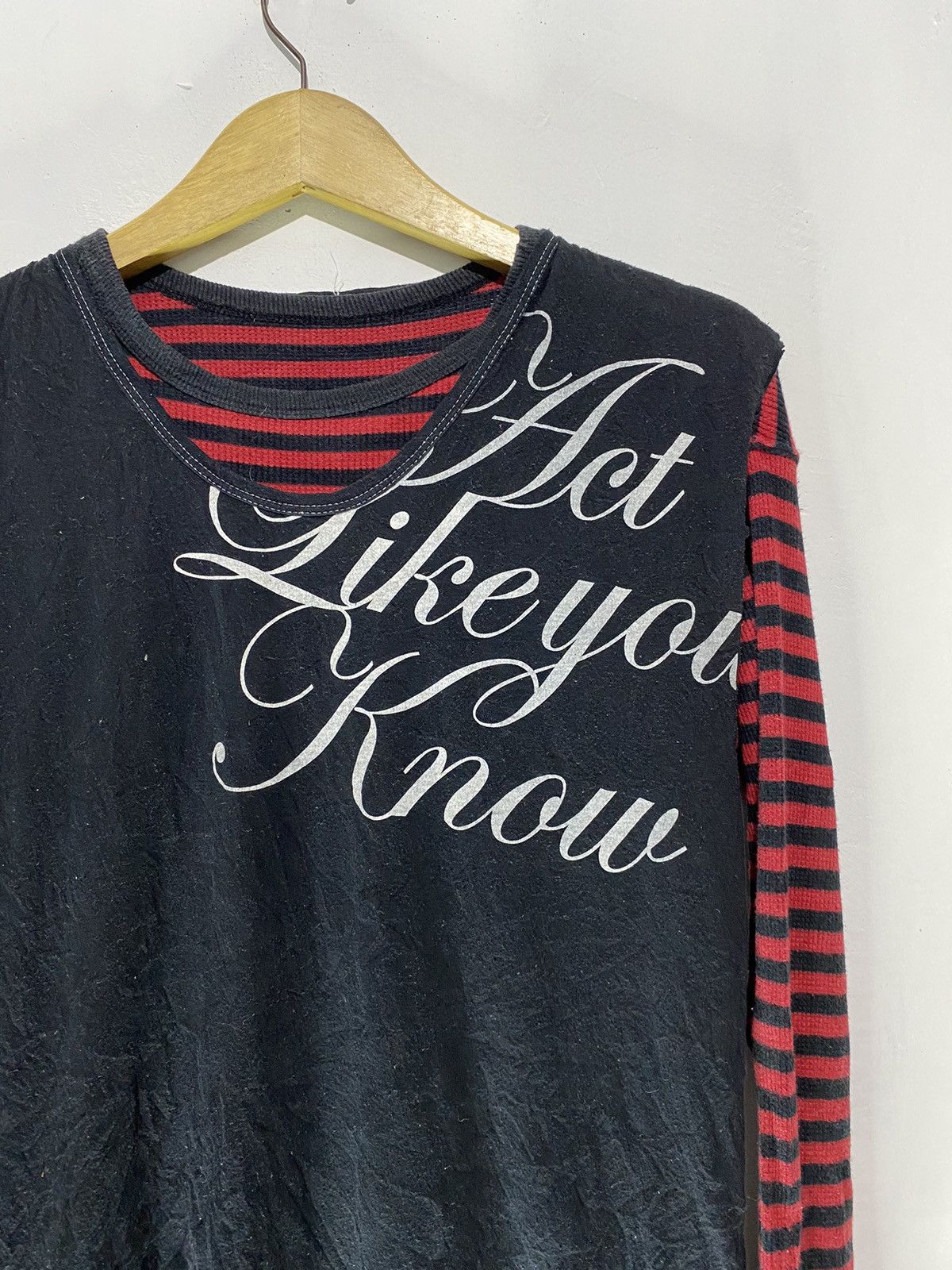 If Six Was Nine × Japanese Brand × Le Grande Bleu (L.G.B.) 2in1 night rider poem double layers sleeveless tshirt Size US L / EU 52-54 / 3 - 2 Thumbnail