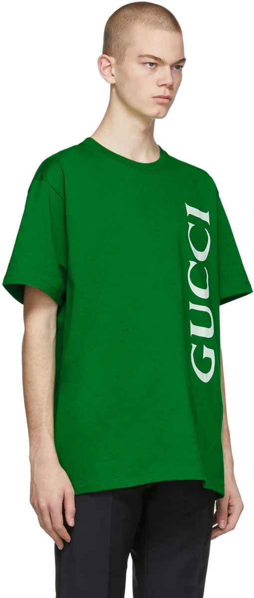 Gucci Gucci Oversized Green T-Shirt Size US L / EU 52-54 / 3 - 7 Thumbnail