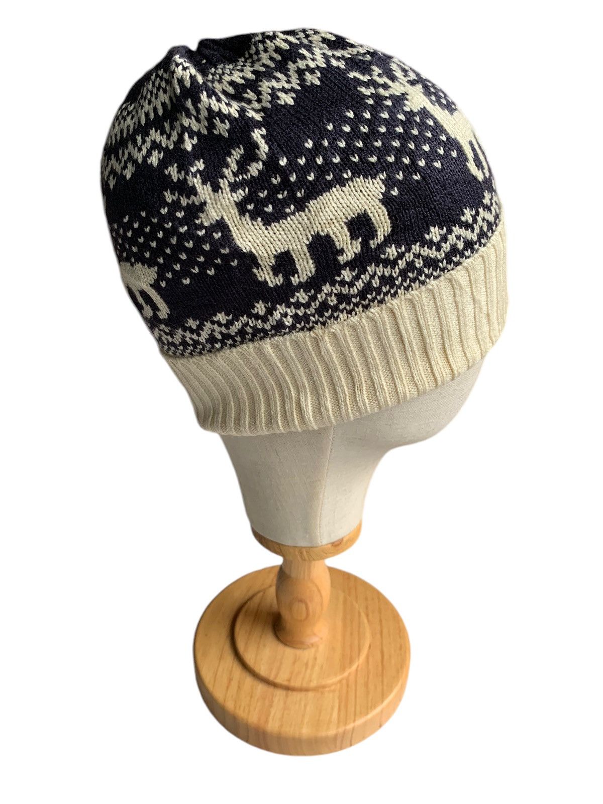 Japanese Brand × Kapital × Vintage Knitted Uniqlo Rare Design Winter Sessions Beanie Hats Size ONE SIZE - 1 Thumbnail