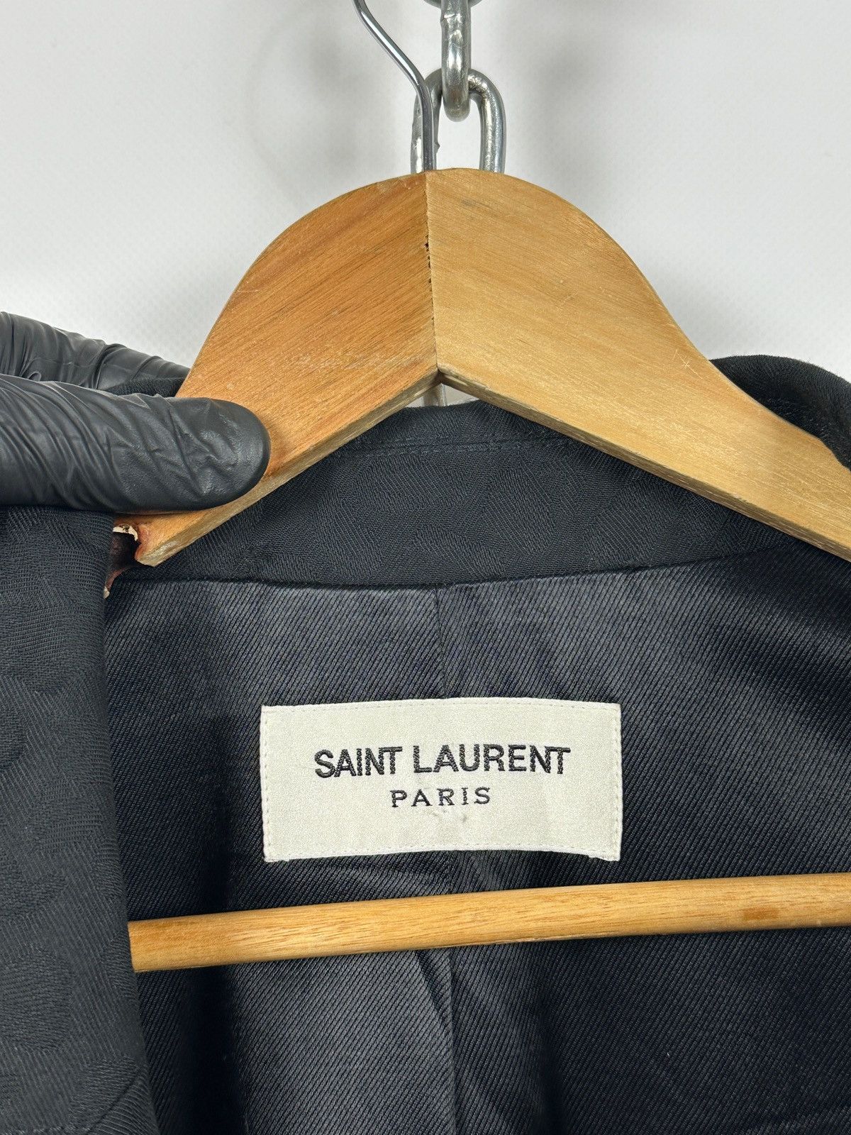 Saint Laurent Paris Saint Laurent Paris Hedi Slimane Leopard Jacquard Coat Size US S / EU 44-46 / 1 - 23 Thumbnail