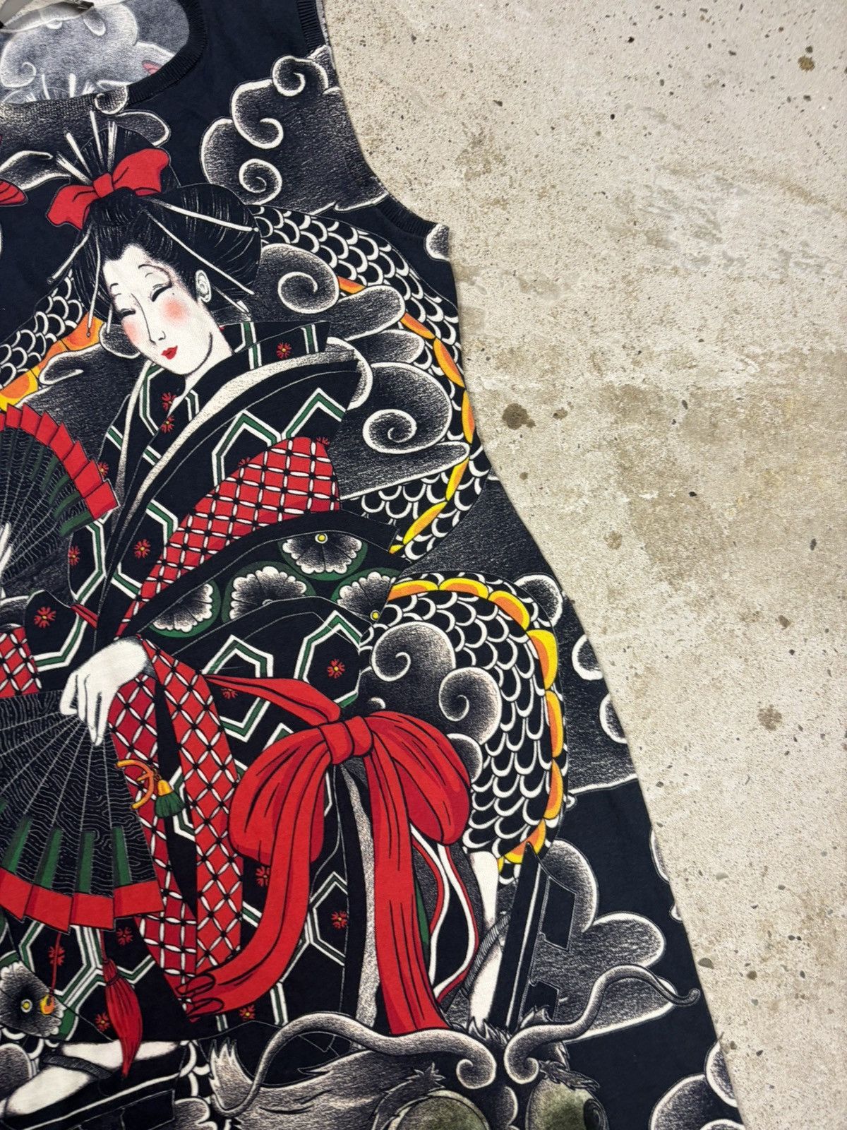 Love Moschino Love Moschino Geisha Japanese Dragon Print Dress Size M / US 6-8 / IT 42-44 - 6 Thumbnail