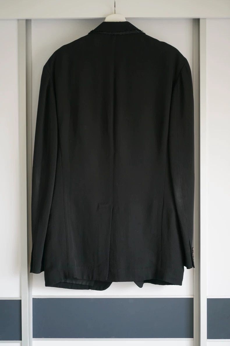 Yohji Yamamoto Yohji Yamamoto 11ss floral silk collar double suit-2505 Size US M / EU 48-50 / 2 - 2 Thumbnail