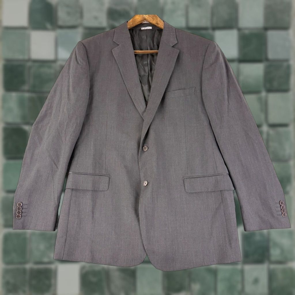 Ermenegildo Zegna Ermenegildo Zegna Blazer Jacket Mens Size 46 Gray Wool Silk Italy Blazer Coat Milestone Style City Classic Designer Regular Vintage: No Size 46R - 1 Thumbnail