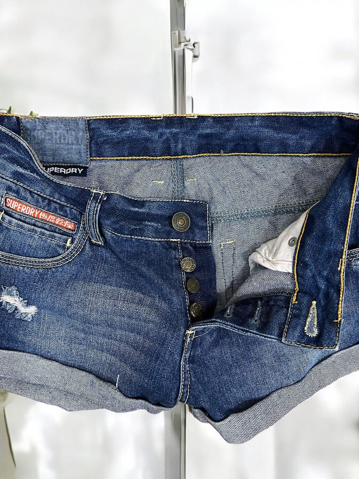 Superdry Superdry Vintage Bale Mini Shorts size M Size 28" / US 6 / IT 42 - 3 Thumbnail