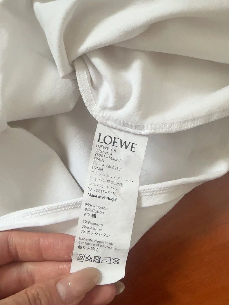 Loewe LOEWE White bat shirt Size XS / US 0-2 / IT 36-38 - 2 Thumbnail