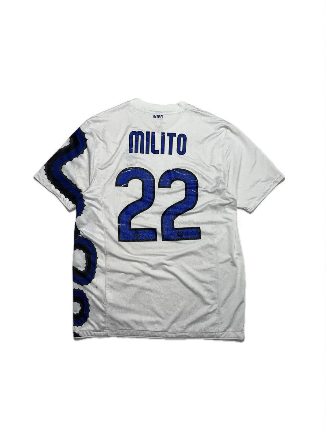 Nike 2010/11 Inter Milan Milito 22 Away Dragon Jersey