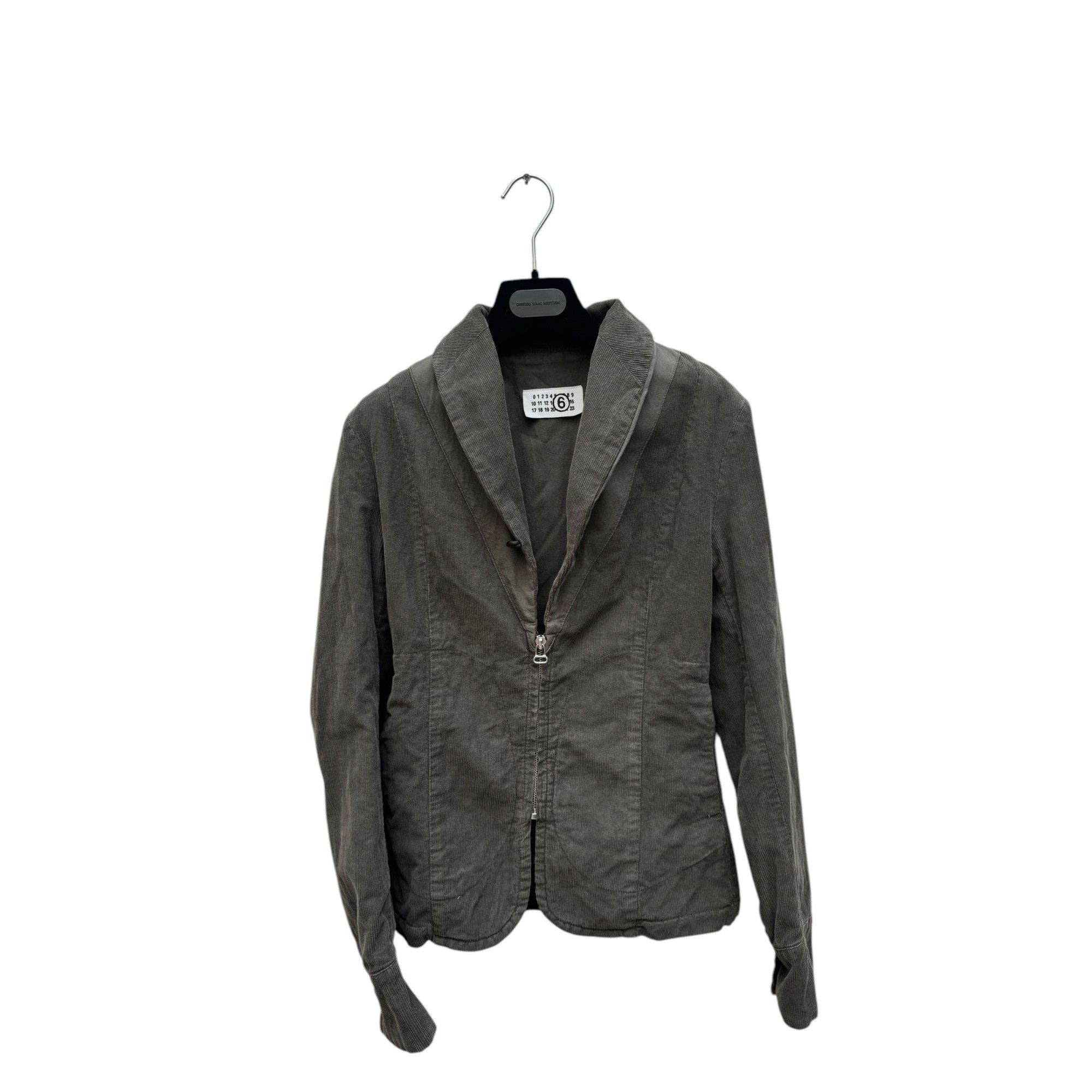Maison Margiela FW 2005 Brown Corduroy Blazer Jacket Size S / US 4 / IT 40 - 1 Thumbnail