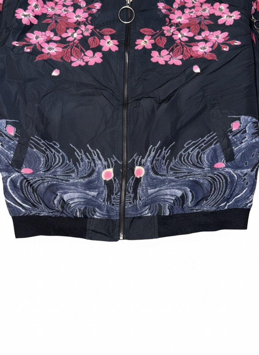 Japanese Brand Soinku "Red-Crowned Crane" Sukajan Print Bomber Jacket Size US L / EU 52-54 / 3 - 8 Thumbnail
