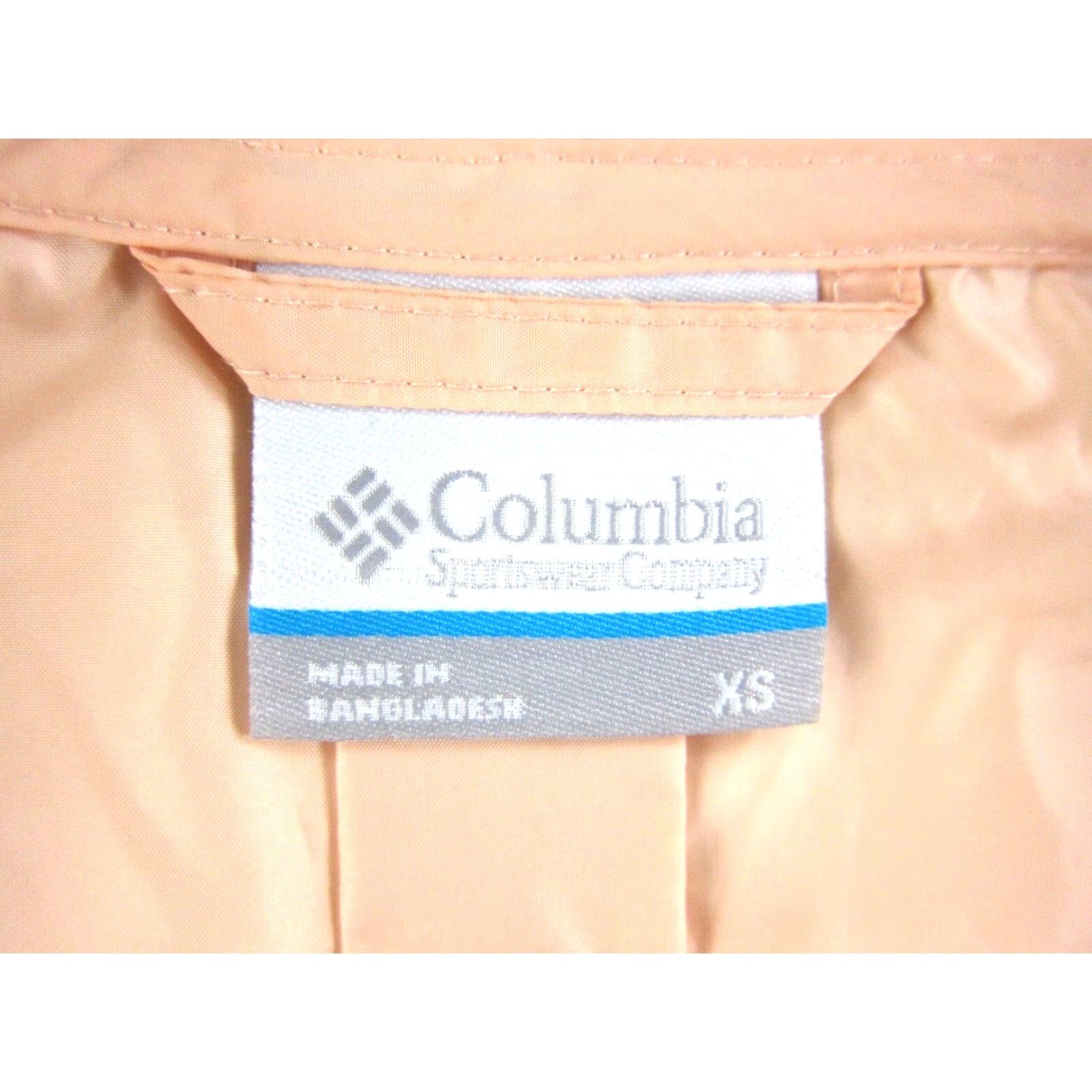 Pinko Columbia Windbreaker Jacket XS Pink Lightweight Zip Packable Hooded Pocket Womens Size XS / US 0-2 / IT 36-38 - 3 Thumbnail