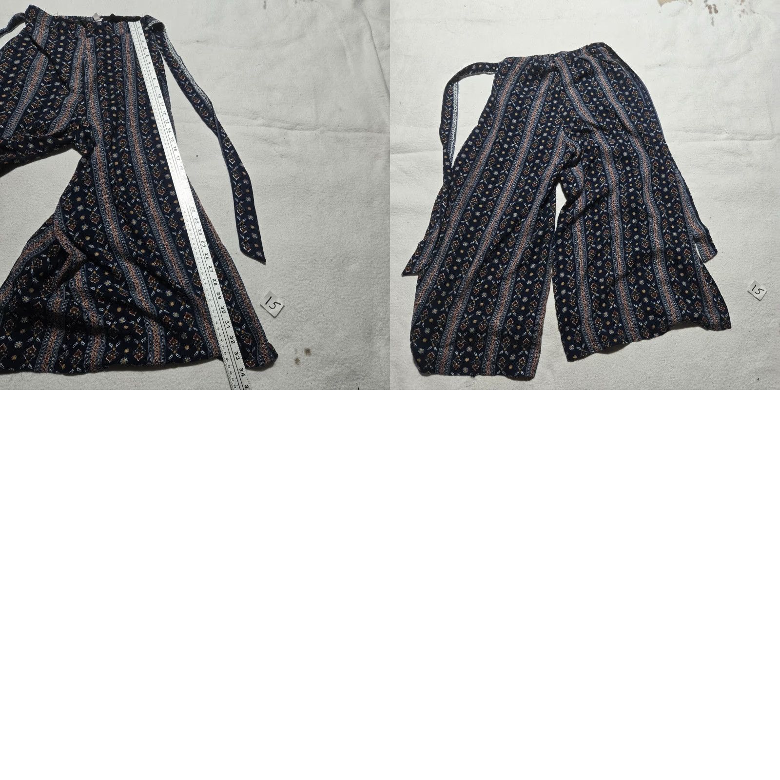 Urban Outfitters Between Eight 8 Seconds Baggy Wide Leg Pants Adult Women's S Small Urban Outfitters M Gray Cargo Flat Front Summer Spring Fall Women Pants Small S Size 32" / US 10 / IT 46 - 8 Thumbnail