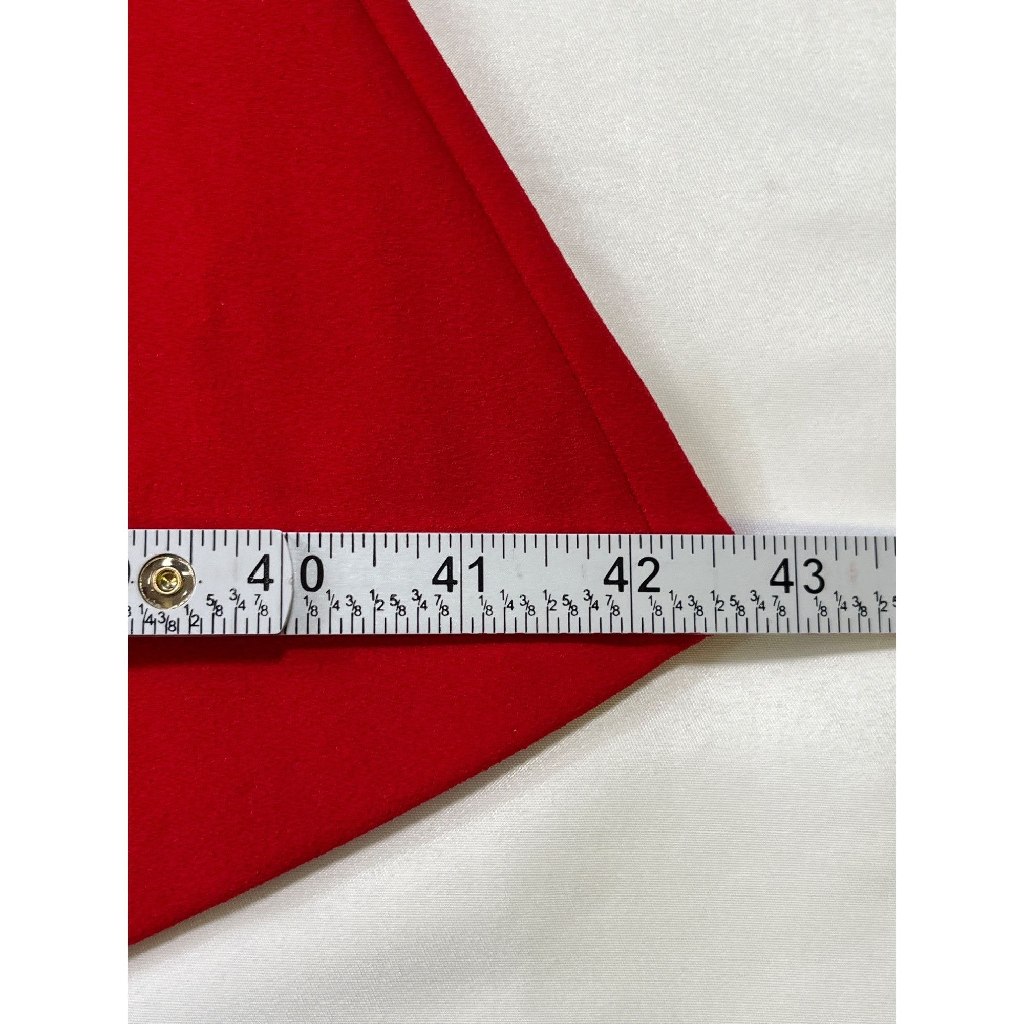 Tommy Hilfiger Tommy Hilfiger SKU 7616 Red Midi Dress With Cap Sleeves Size Size L / US 10 / IT 46 - 9 Thumbnail