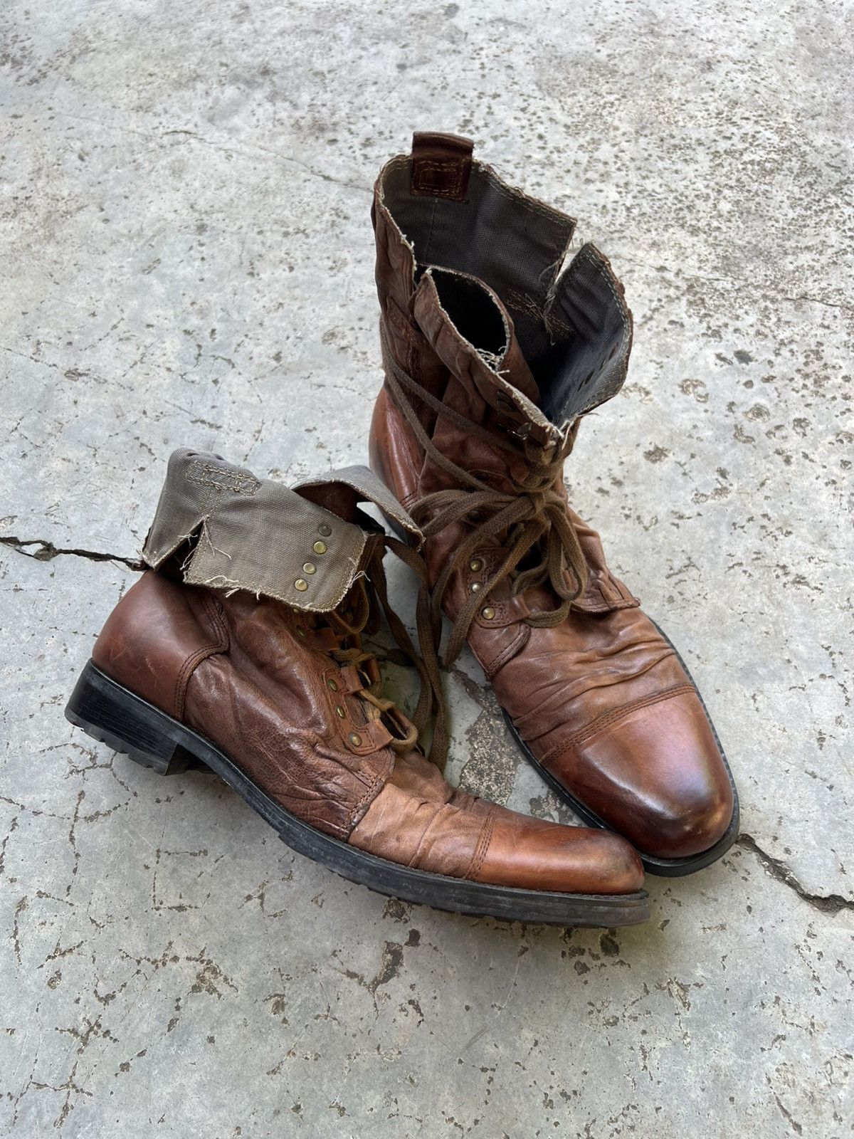 Japanese Brand Archive T2[in] Leather Boots Size US 10 / EU 43 - 3 Thumbnail