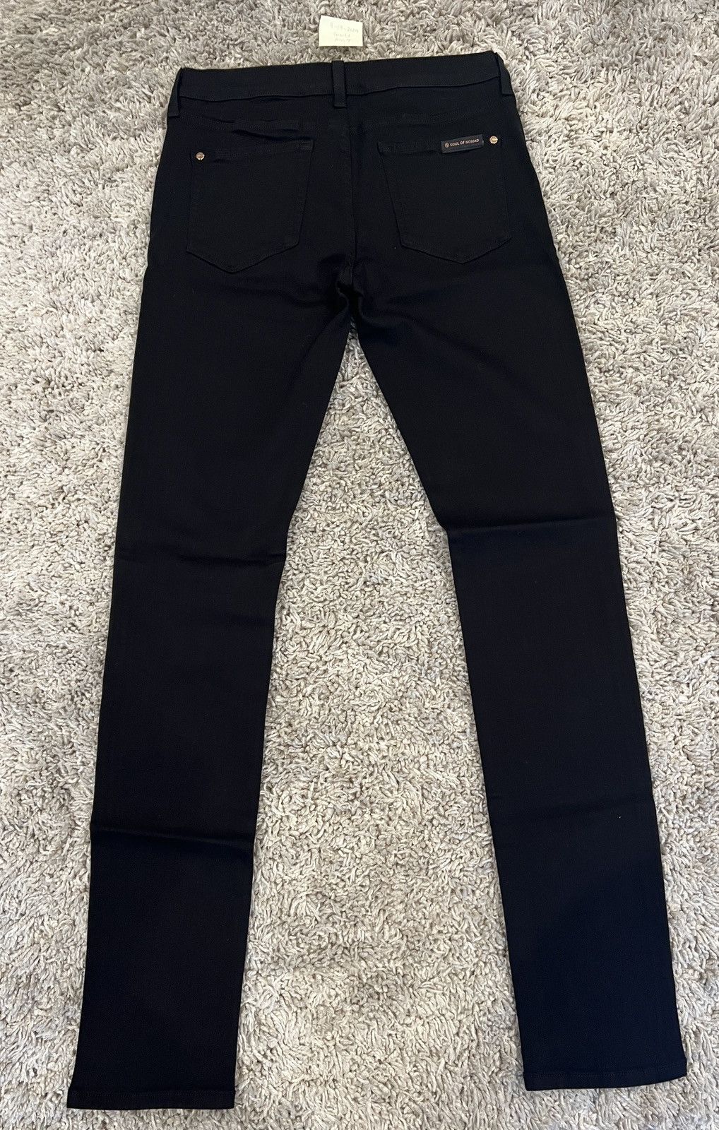 Other SOUL OF NOMAD Akira Skinny Denim Jeans NightRider Black Size US 32 / EU 48 - 11 Thumbnail