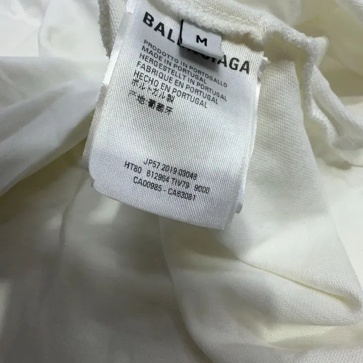 Balenciaga Balenciaga Logo Print Casual Short Sleeve Top 0079-2507 Size M / US 6-8 / IT 42-44 - 4 Thumbnail