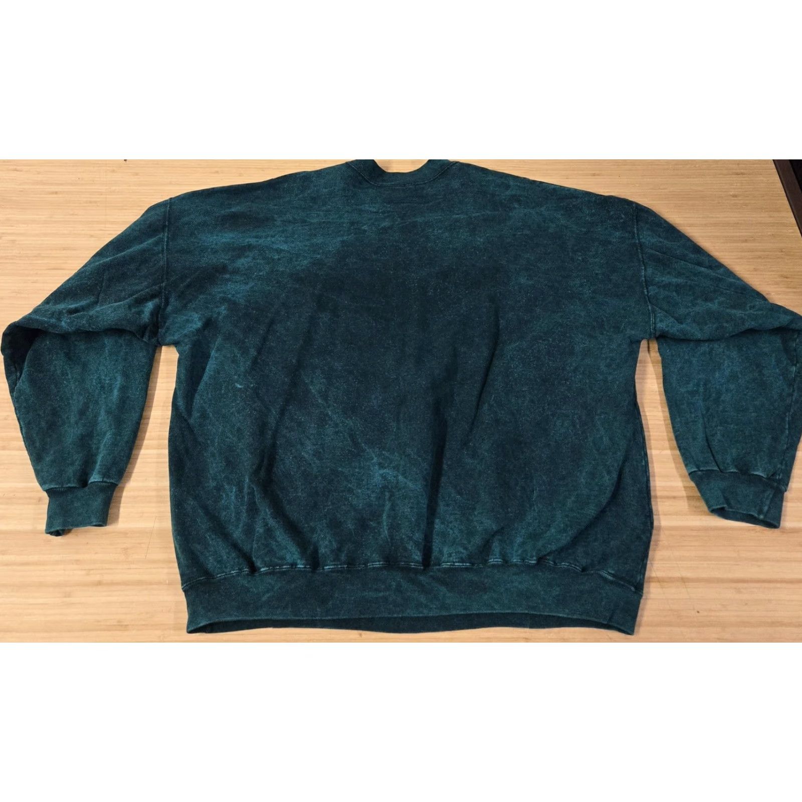 Vintage VINTAGE Art Unlimited Sweatshirt Mens 2XL Green Wolf Trap Made in USA 90s Size US XXL / EU 58 / 5 - 7 Thumbnail