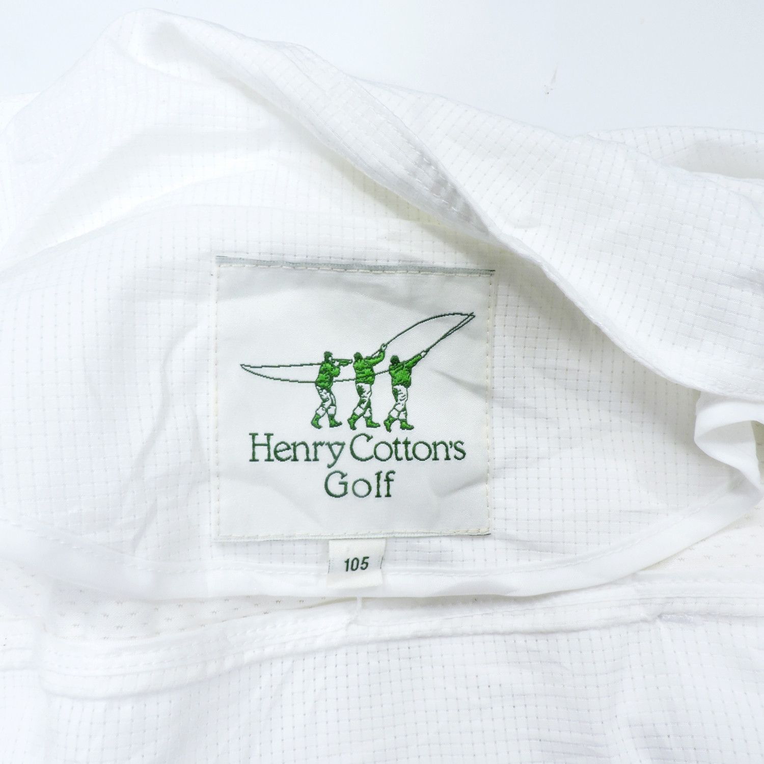 Henry Cotton's HENRY COTTON'S GOLF WHITE HOOD WINDBREAKER JACKET Size US L / EU 52-54 / 3 - 3 Thumbnail