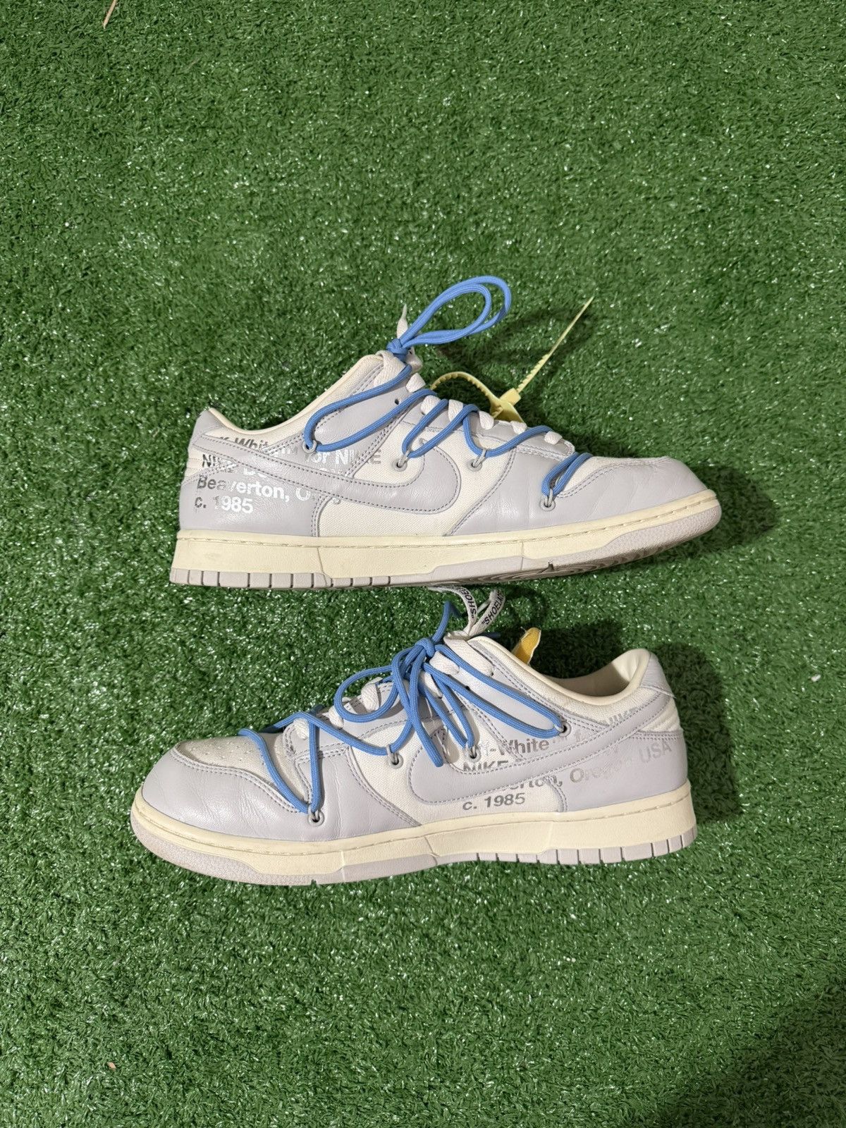 Nike Nike Dunk Low “Off-white Lot 5” Size US 13 / EU 46 - 2 Thumbnail