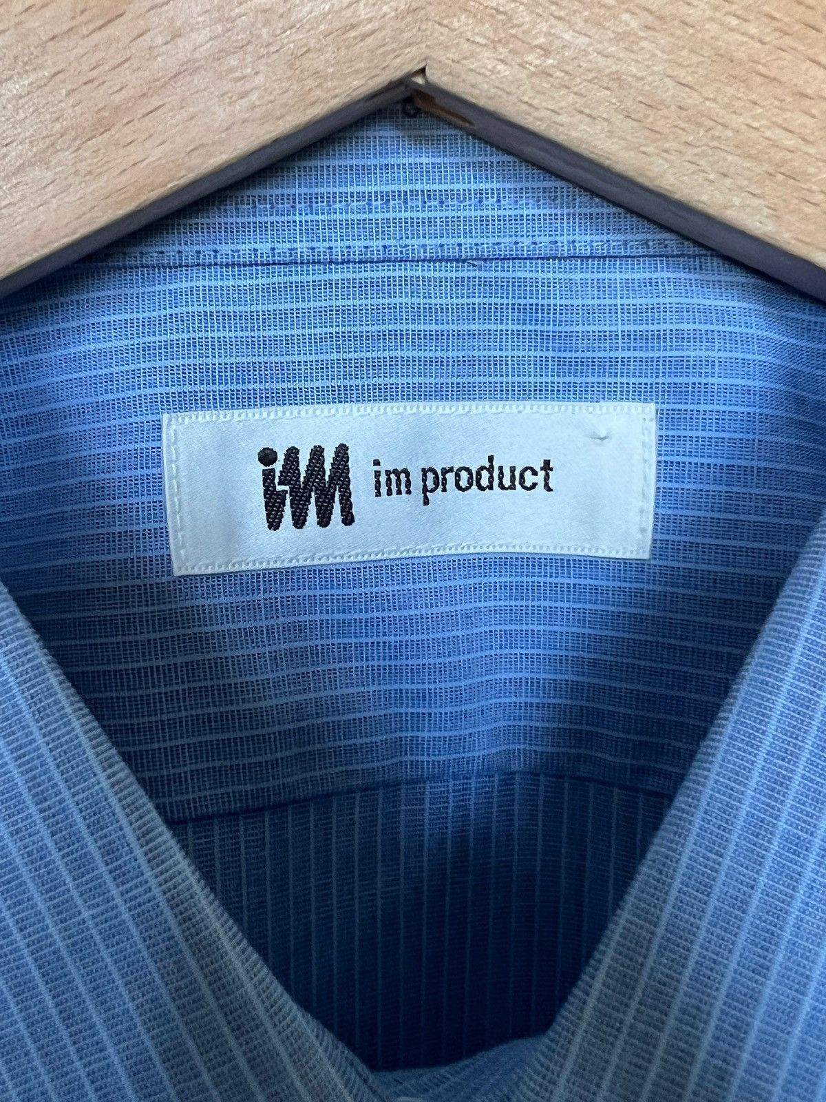Issey Miyake NWT 1980 Issey Miyake Blue Stripes Button Up Shirt Size US XL / EU 56 / 4 - 7 Thumbnail