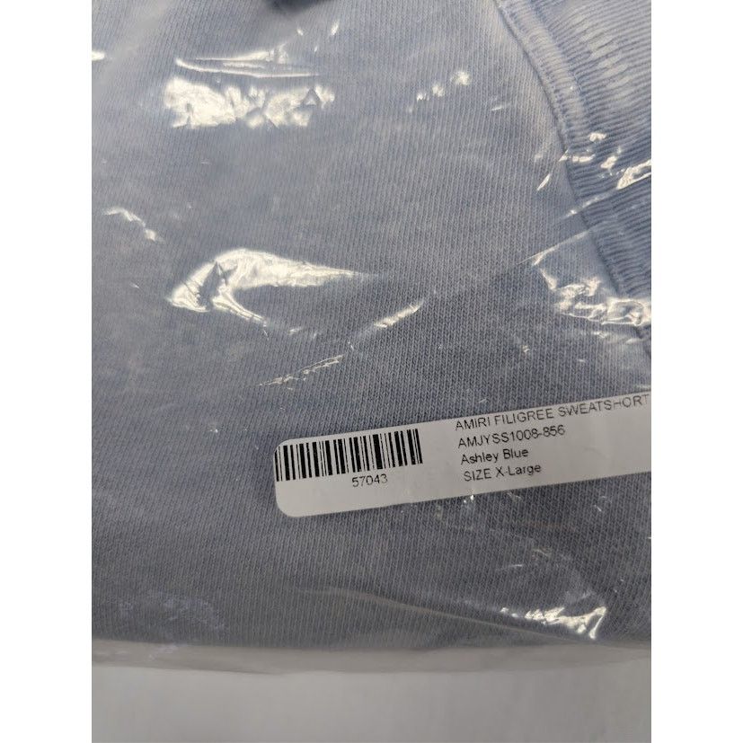 Amiri o1rshd1 Amiri Filigree Sweatshort Shorts in Ashley Blue Size US 36 / EU 52 - 18 Thumbnail