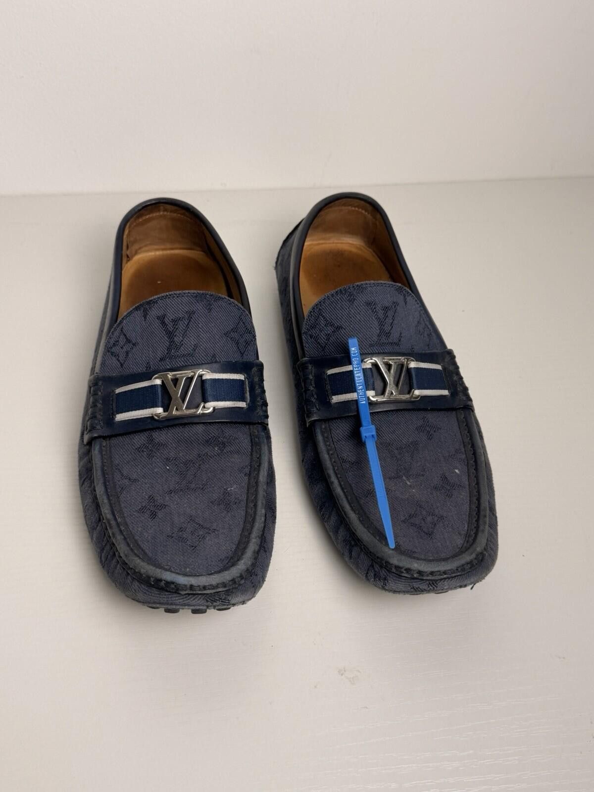Louis Vuitton Louis Vuitton Men's Hockenheim Denim Monogram Loafer SZ 8 Size US 8 / EU 41 - 3 Thumbnail