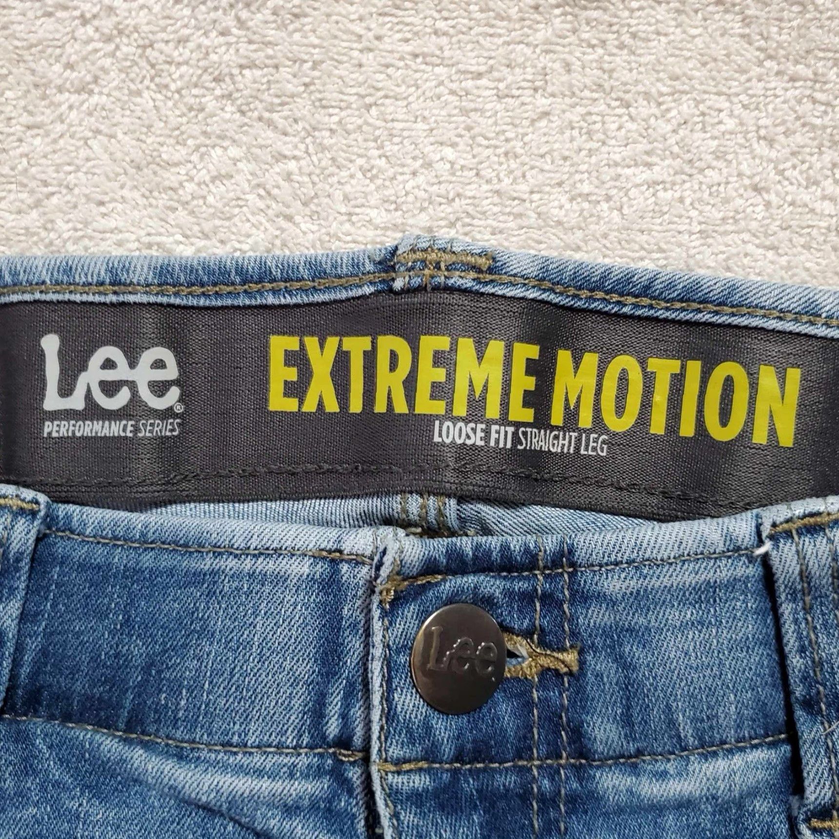 Lee Lee Extreme Motion Jeans Straight Lee 31x32 Regular Men Blue Size US 31 - 8 Thumbnail